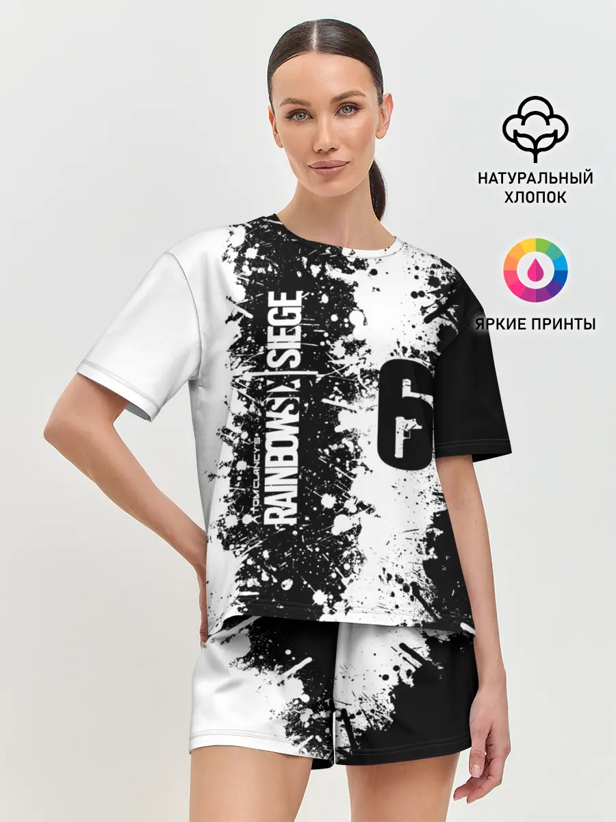 Женская пижама с шортами / RAINBOW SIX SIEGE