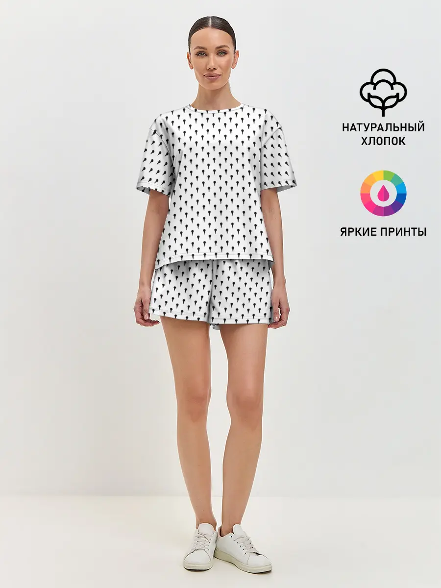 Женская пижама с шортами / Bruno Buccellati Style Ver.1