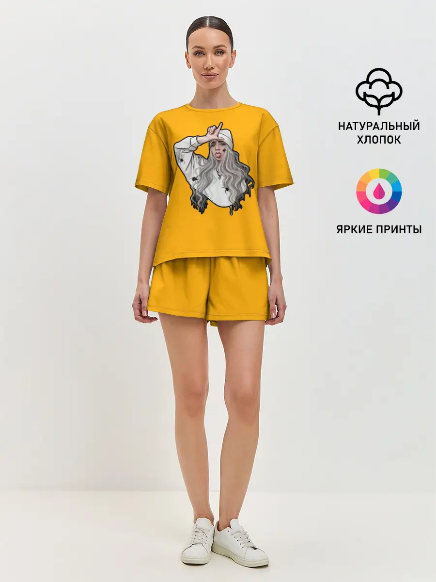 Женская пижама с шортами / Billie Eilish