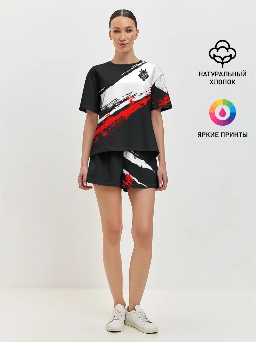 Женская пижама с шортами / cs:go - G2 eSports