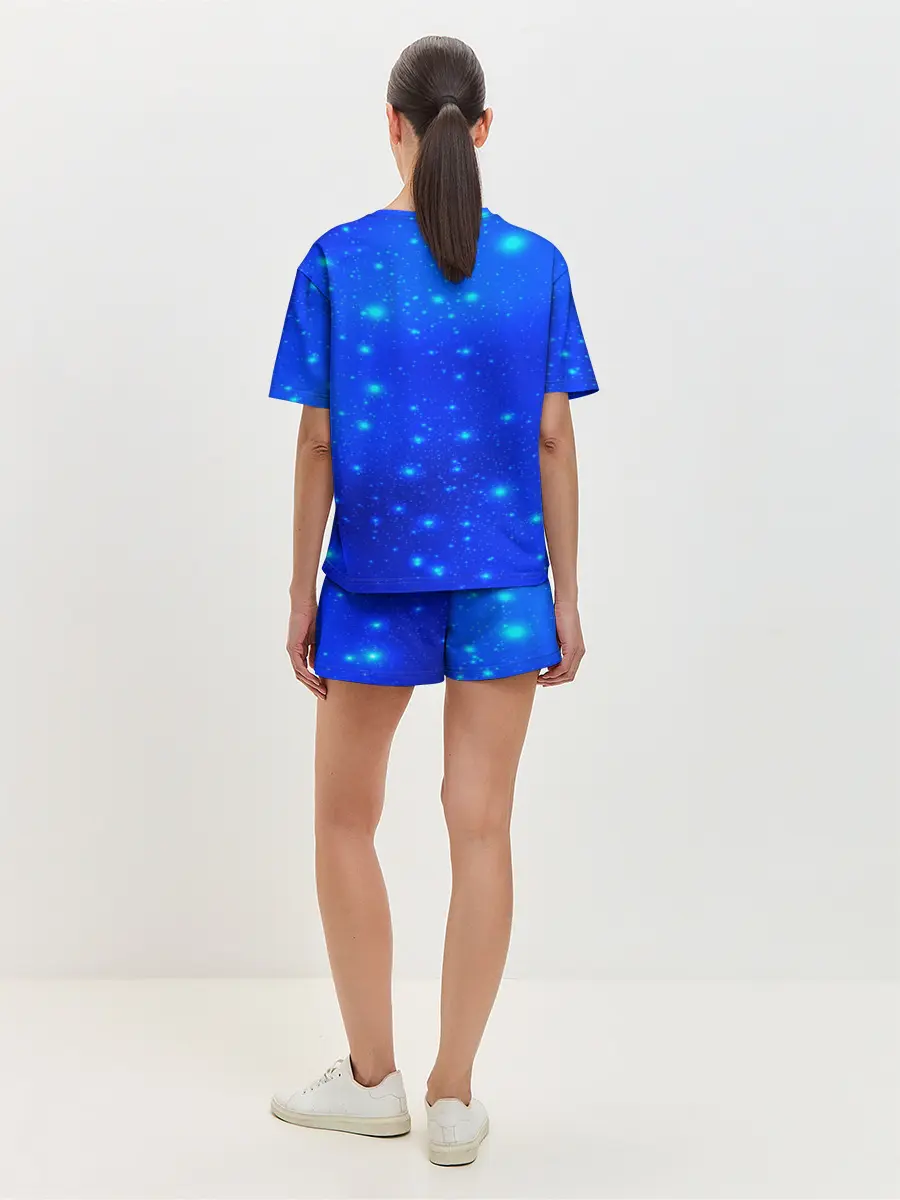 Женская пижама с шортами / Juventus space collection