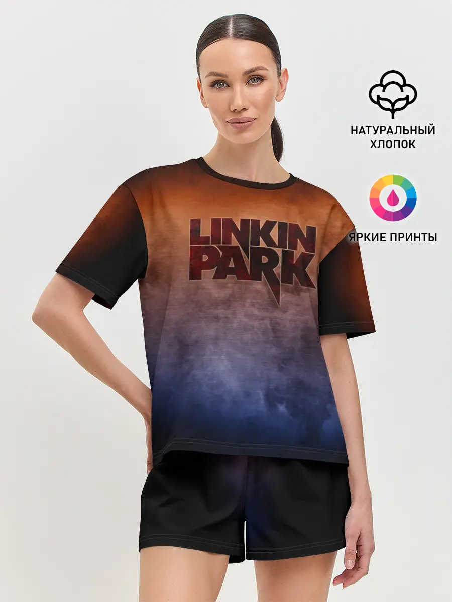 Женская пижама с шортами / Linkin Park