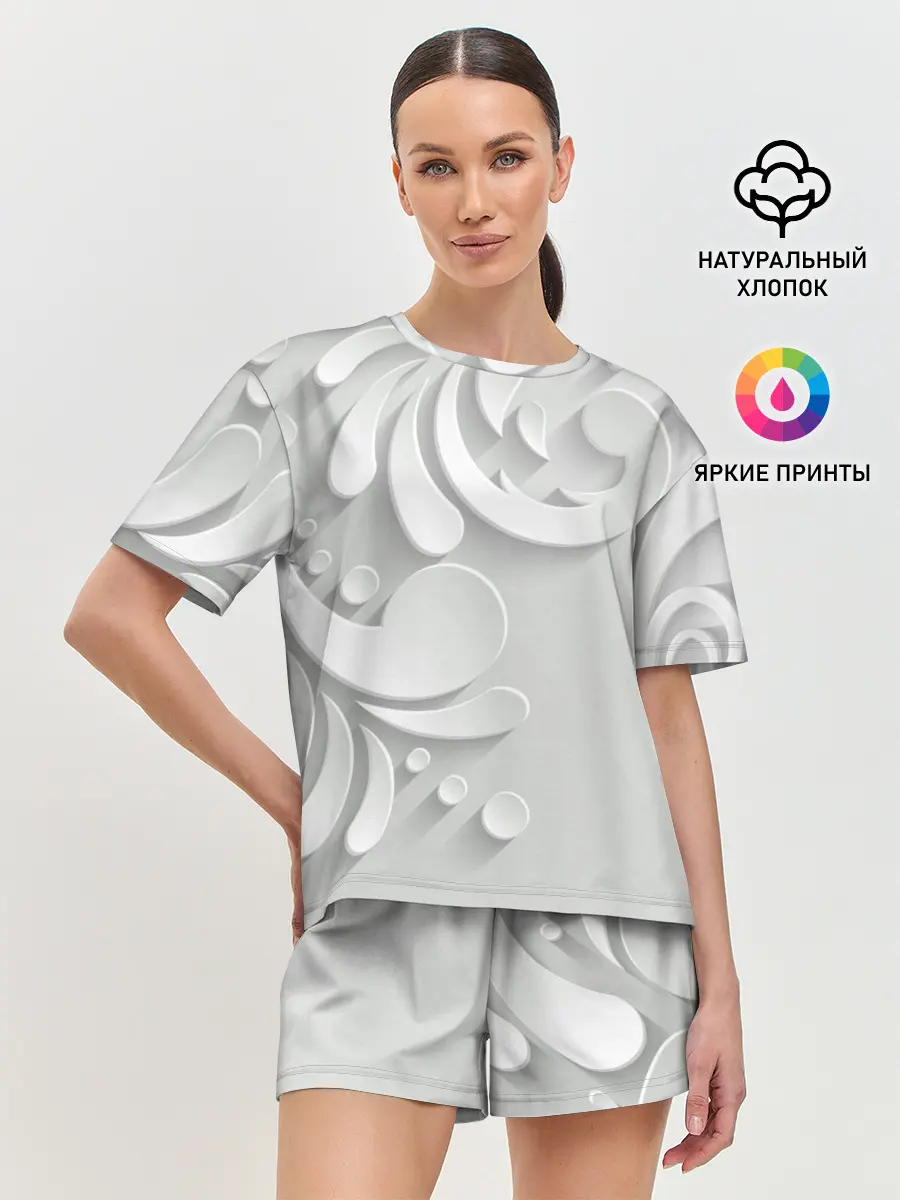 Женская пижама с шортами / Нежность и страсть