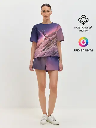 Женская пижама с шортами / Falling