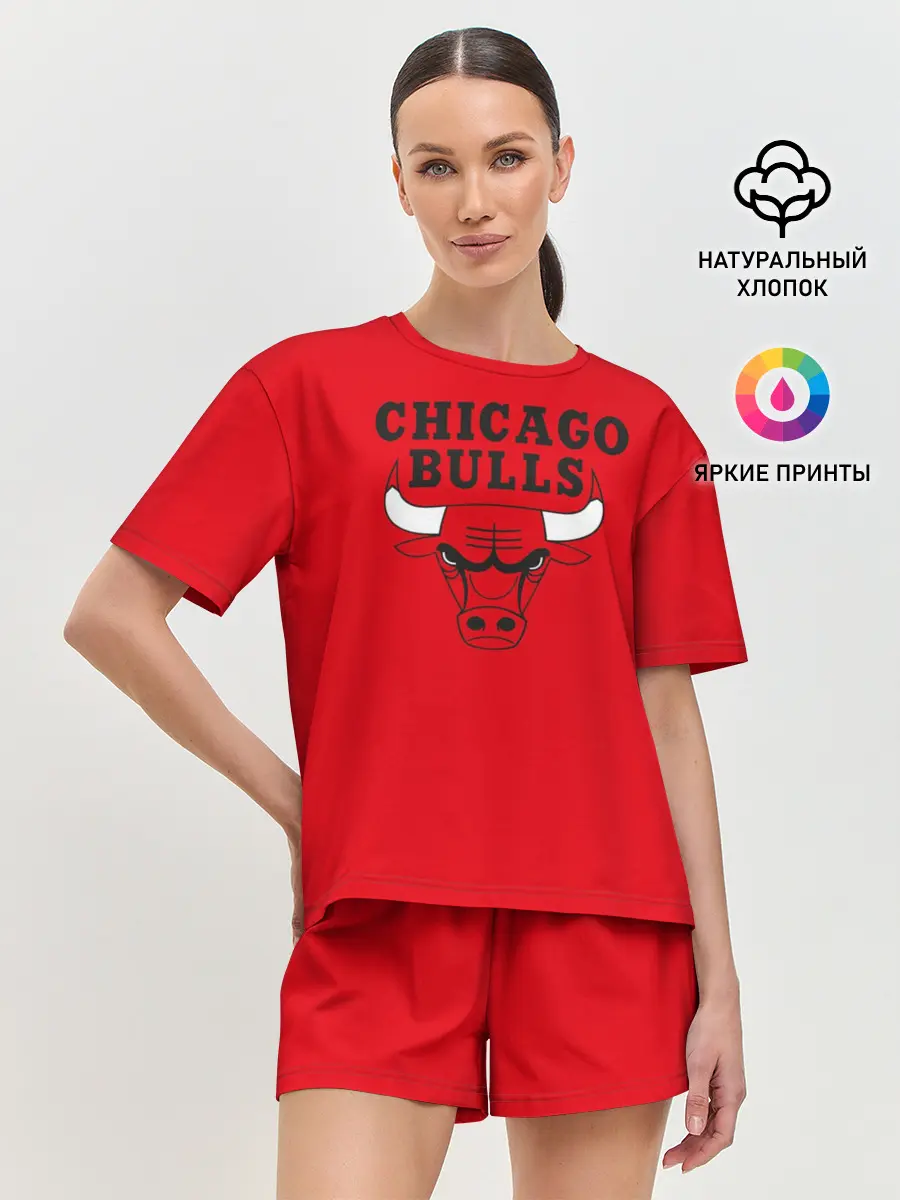 Женская пижама с шортами / Chicago Bulls