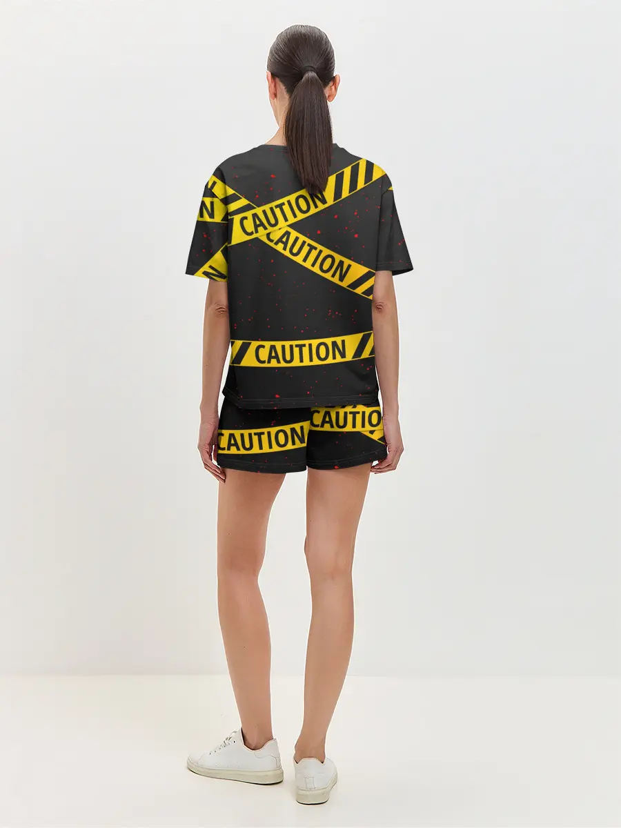 Женская пижама с шортами / Caution Style