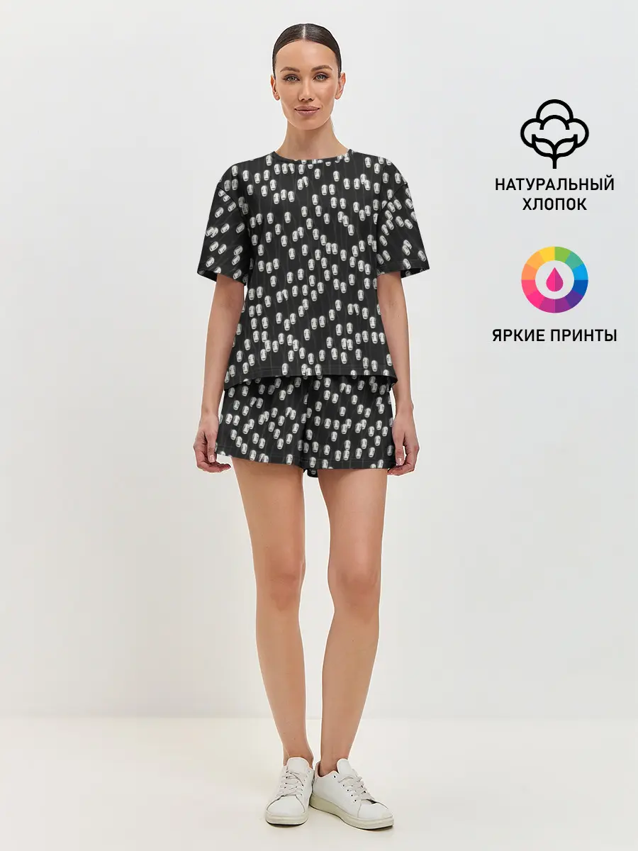 Женская пижама с шортами / Безликие