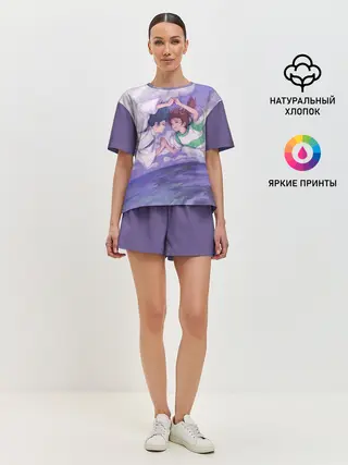 Женская пижама с шортами / Хаку и Тихиро _2