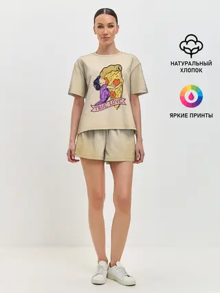 Женская пижама с шортами / Настоящая любовь