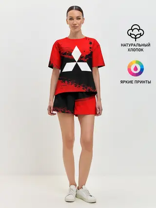 Женская пижама с шортами / Mitsubishi sport