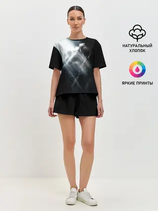 Женская пижама с шортами / Metro 2033