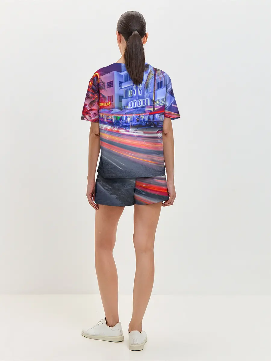 Женская пижама с шортами / Андрей в стиле GTA