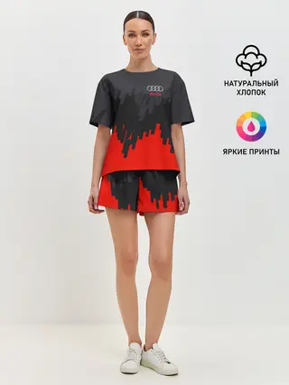 Женская пижама с шортами / AUDI SPORT