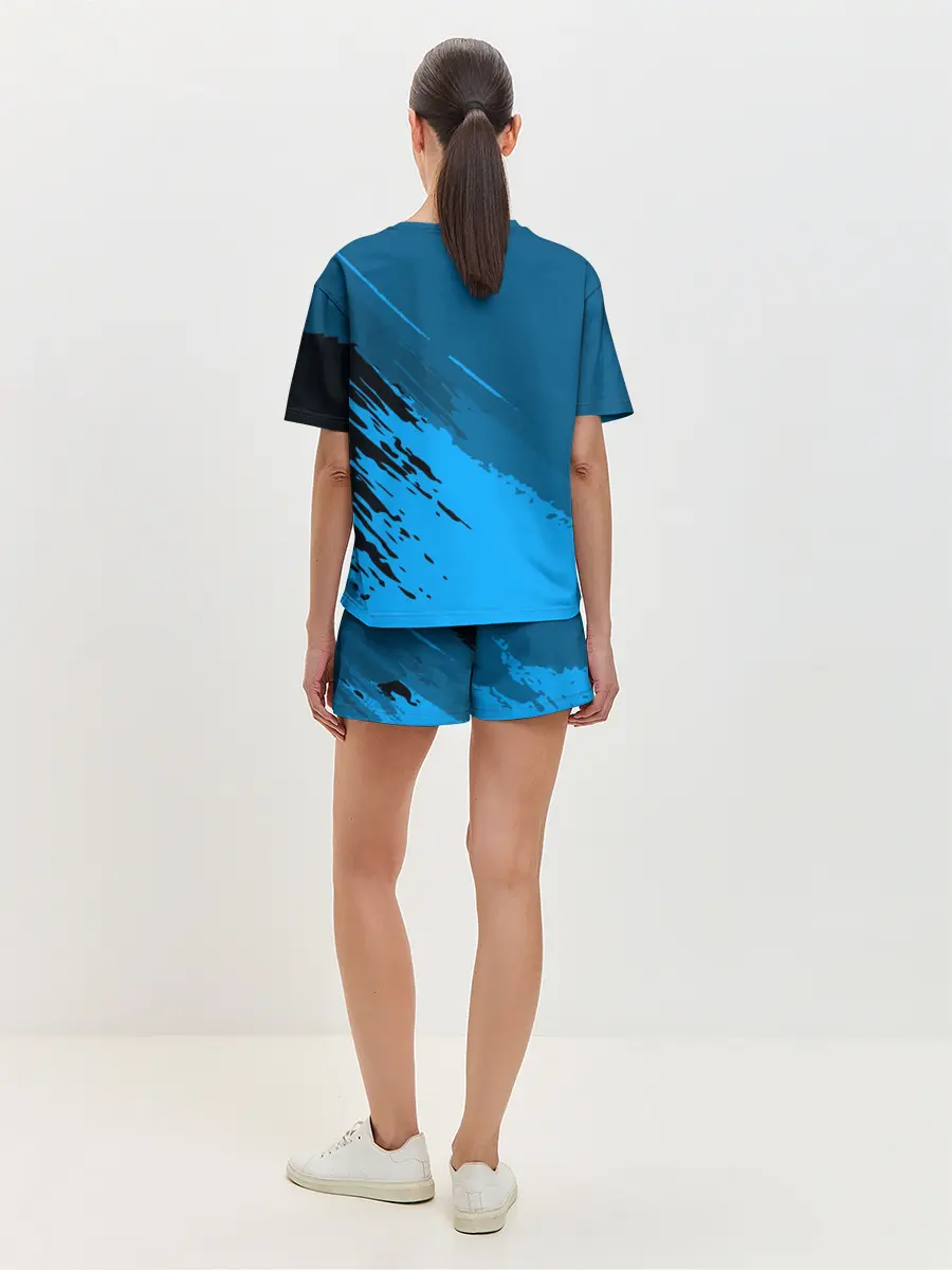 Женская пижама с шортами / FC Juventus abstract style