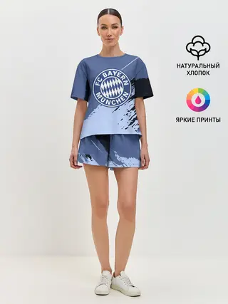 Женская пижама с шортами / FC Bayern Munchen style