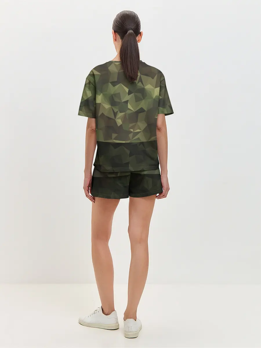 Женская пижама с шортами / Дикий доберман