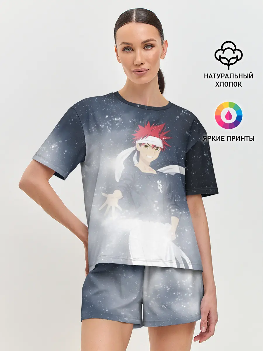 Женская пижама с шортами / Shokugeki no Souma