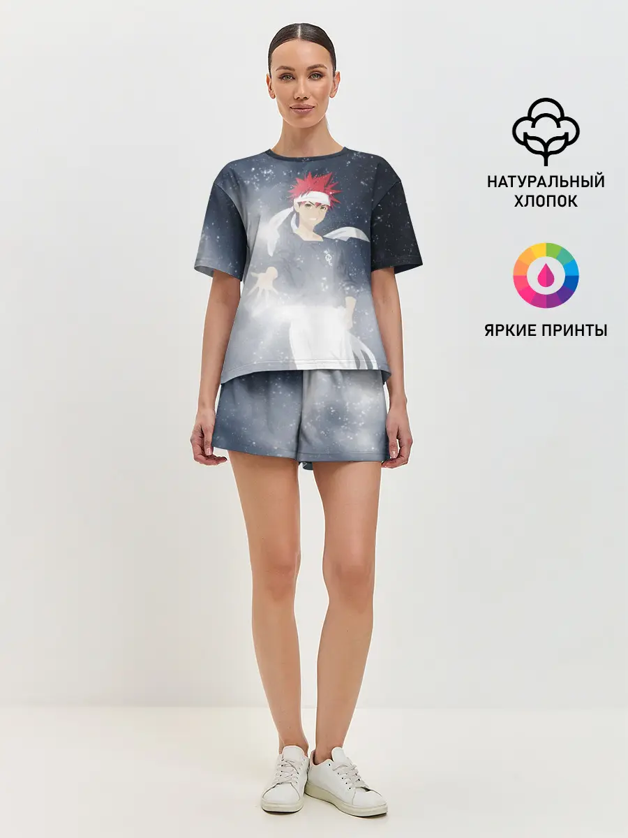 Женская пижама с шортами / Shokugeki no Souma