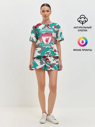 Женская пижама с шортами / FC Liverpool