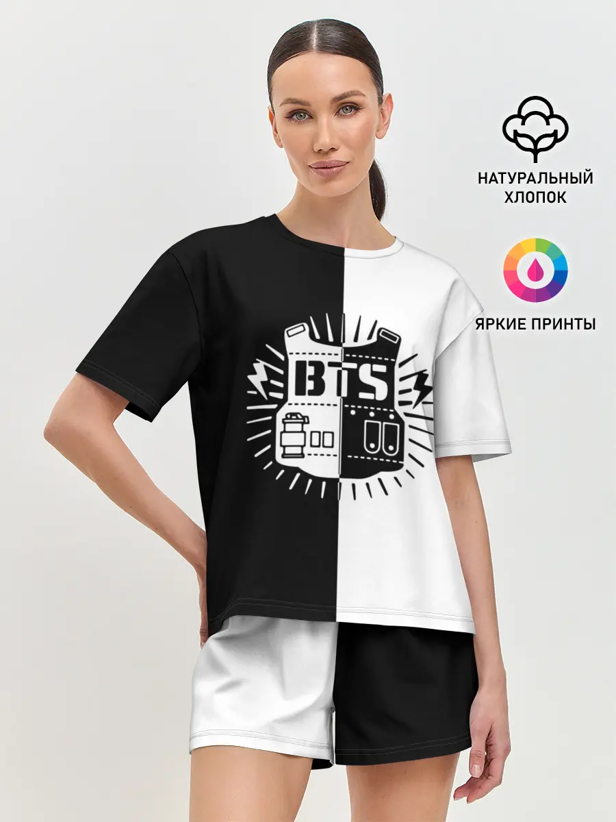Женская пижама с шортами / Bangtan Boys