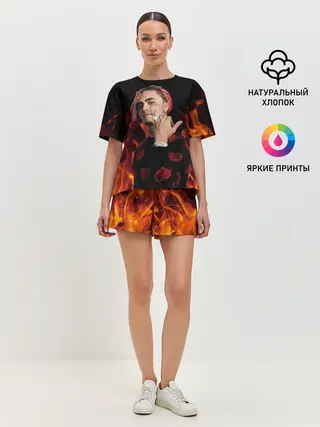 Женская пижама с шортами / Lil Pump - 103