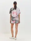 Женская пижама с шортами / розы