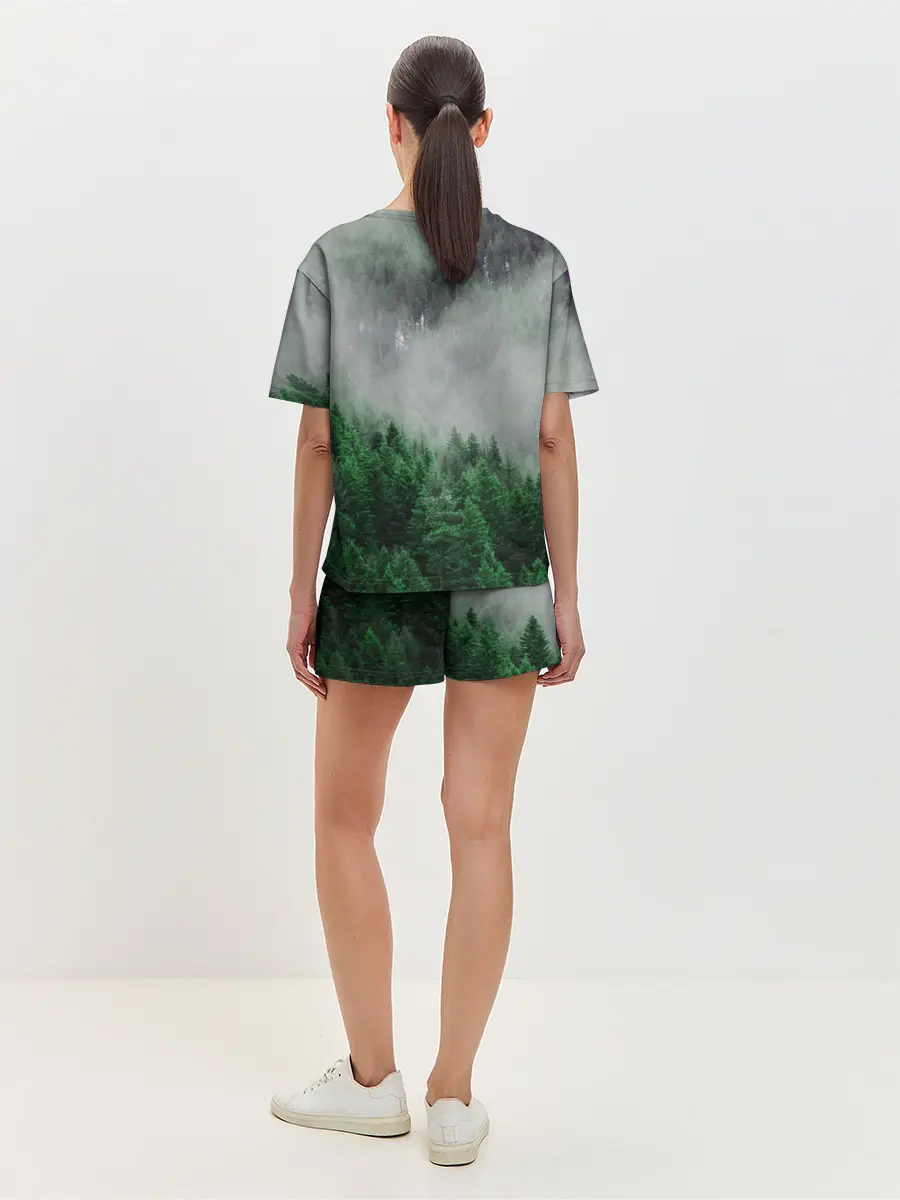 Женская пижама с шортами / Сибирь