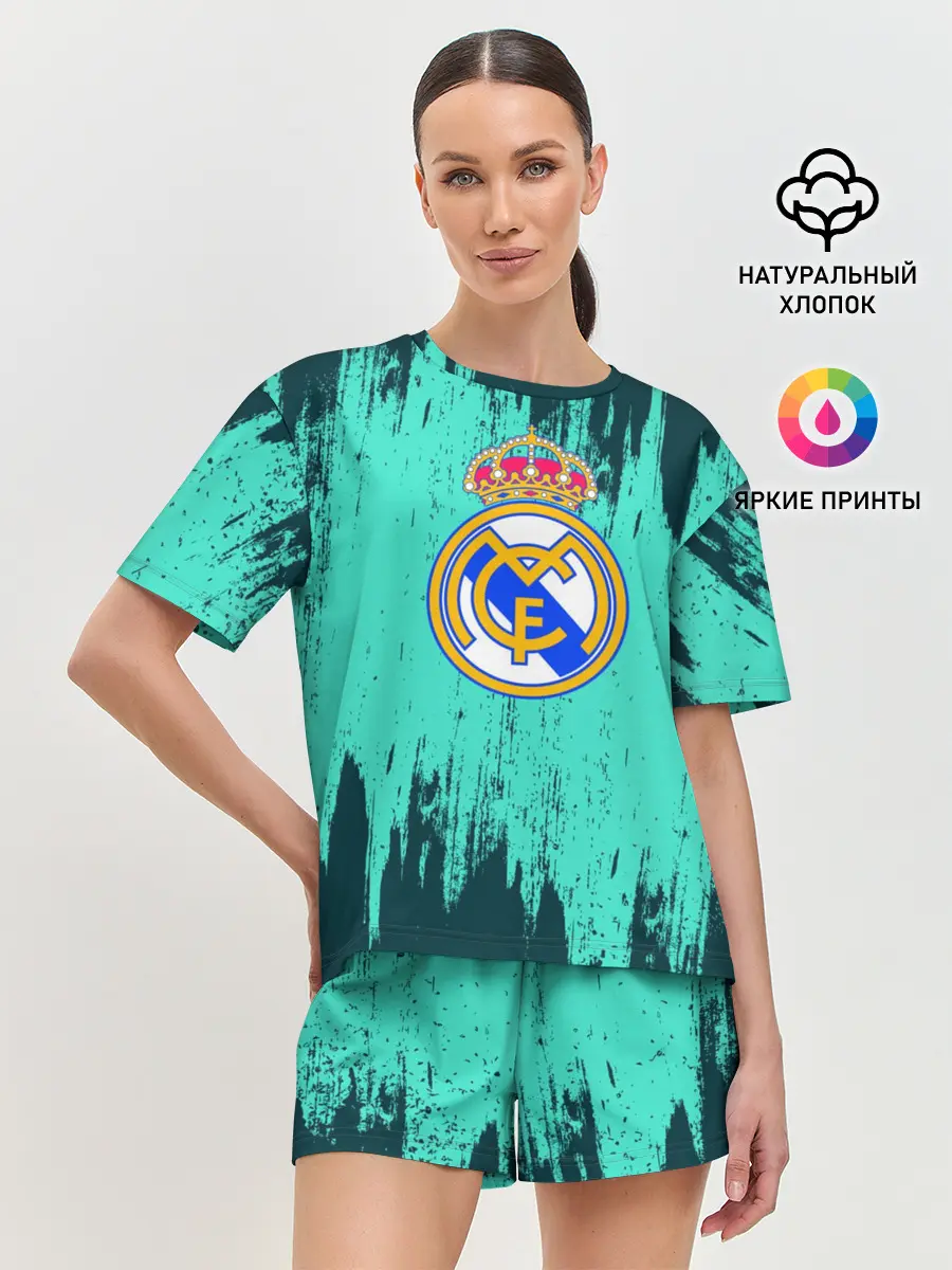 Женская пижама с шортами / Реал Мадрид