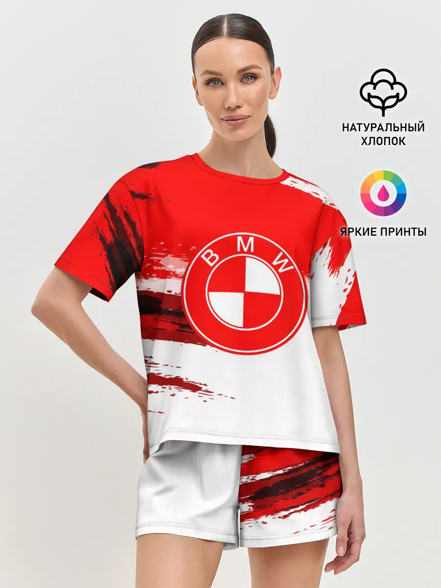 Женская пижама с шортами / bmw uniform