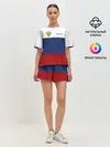 Женская пижама с шортами / Россия Триколор