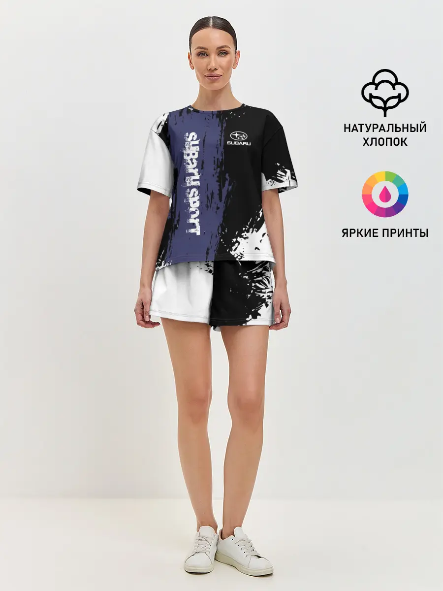 Женская пижама с шортами / SUBARU | СУБАРУ