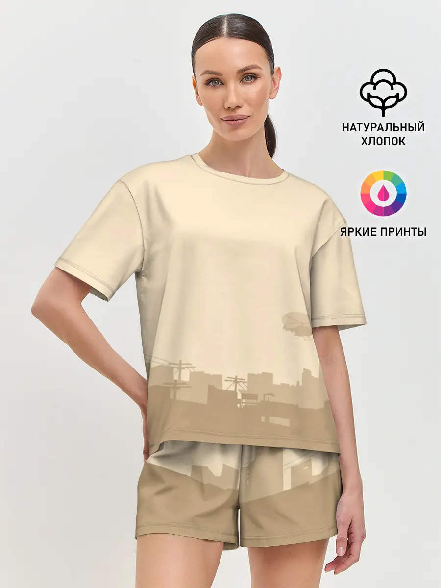 Женская пижама с шортами / GTA SA - San Andreas 2