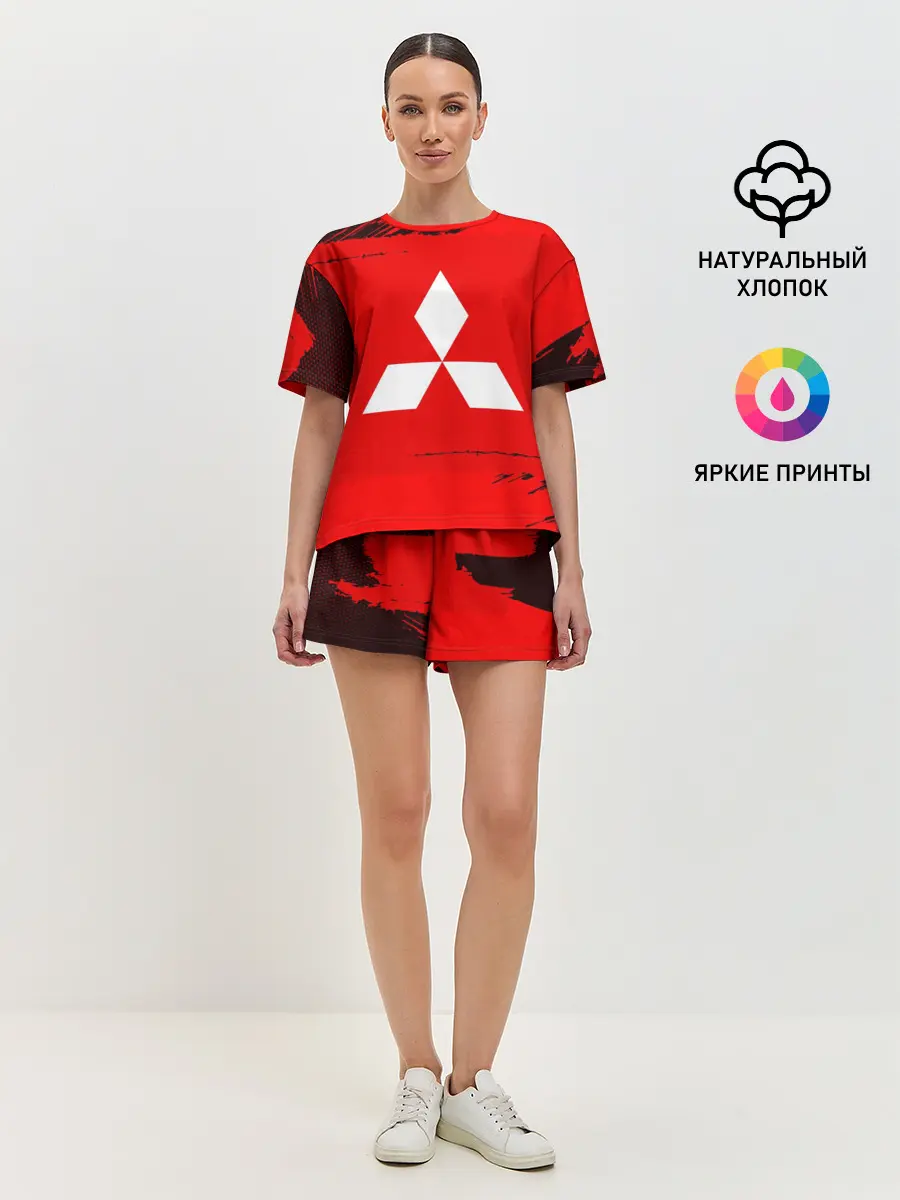 Женская пижама с шортами / Mitsubishi SPORT