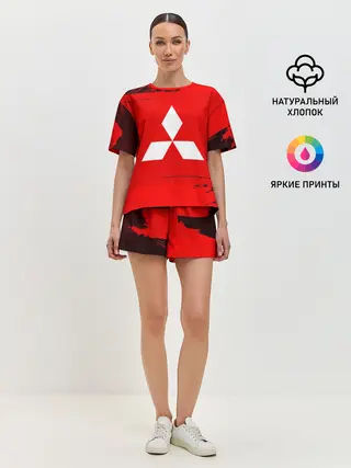 Женская пижама с шортами / Mitsubishi SPORT
