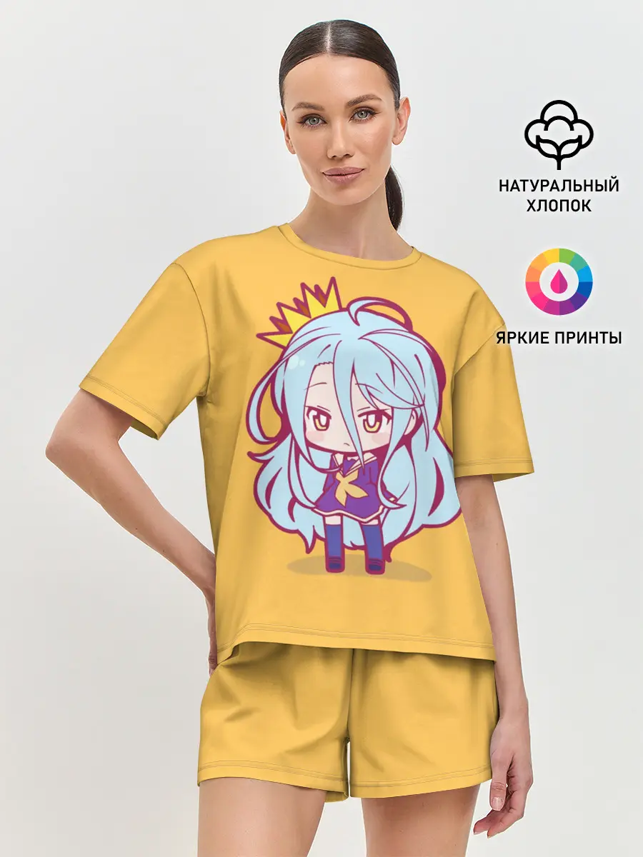 Женская пижама с шортами / NO GAME NO LIFE