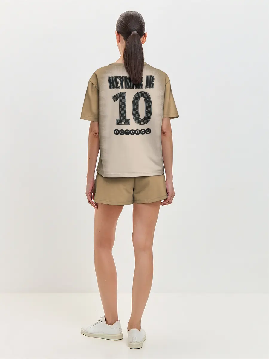 Женская пижама с шортами / Неймар Форма Новая Away 18/19