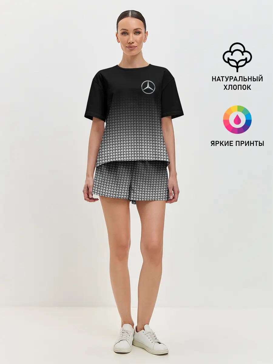 Женская пижама с шортами / MERCEDES BENZ SPORT