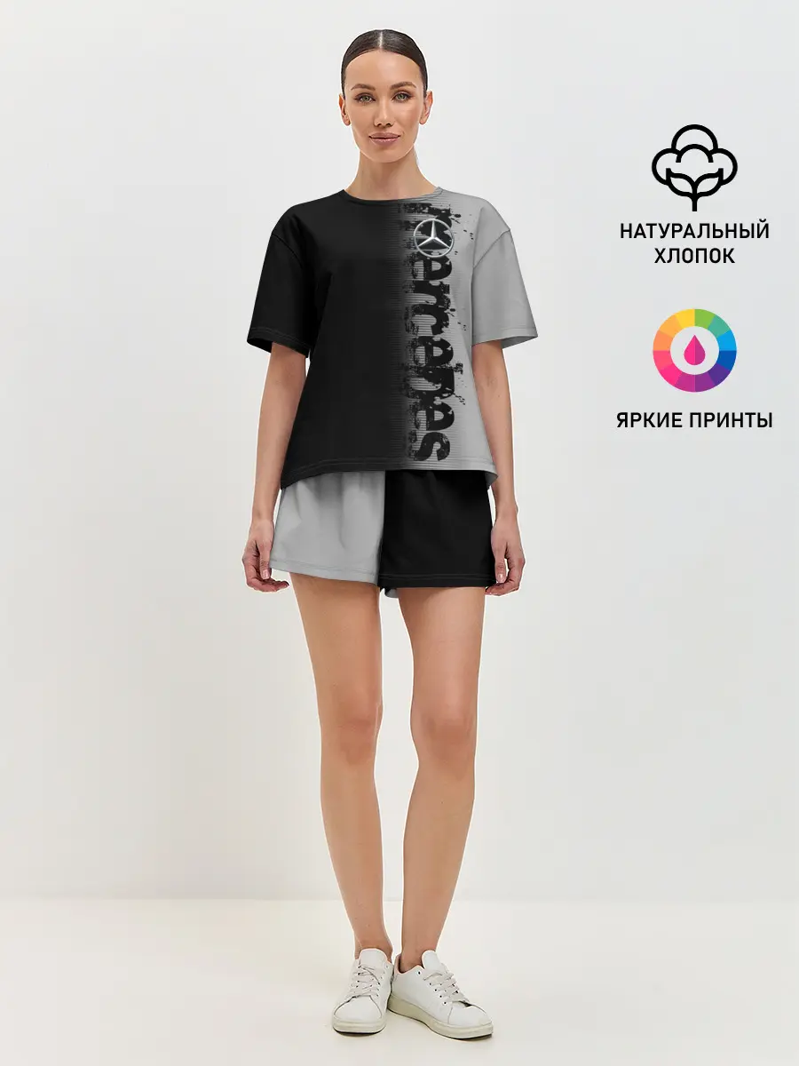 Женская пижама с шортами / MERCEDES BENZ SPORT