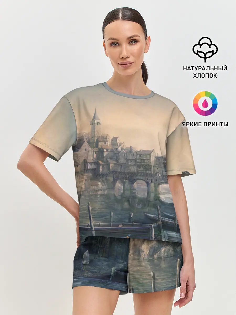 Женская пижама с шортами / The Witcher 3: Wild Hunt