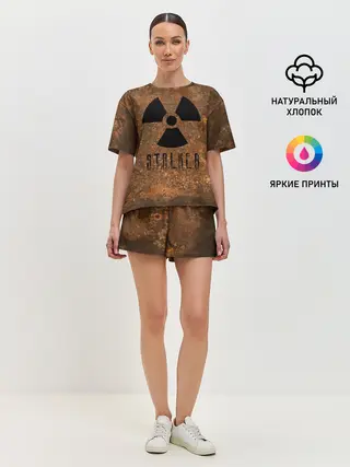 Женская пижама с шортами / STALKER