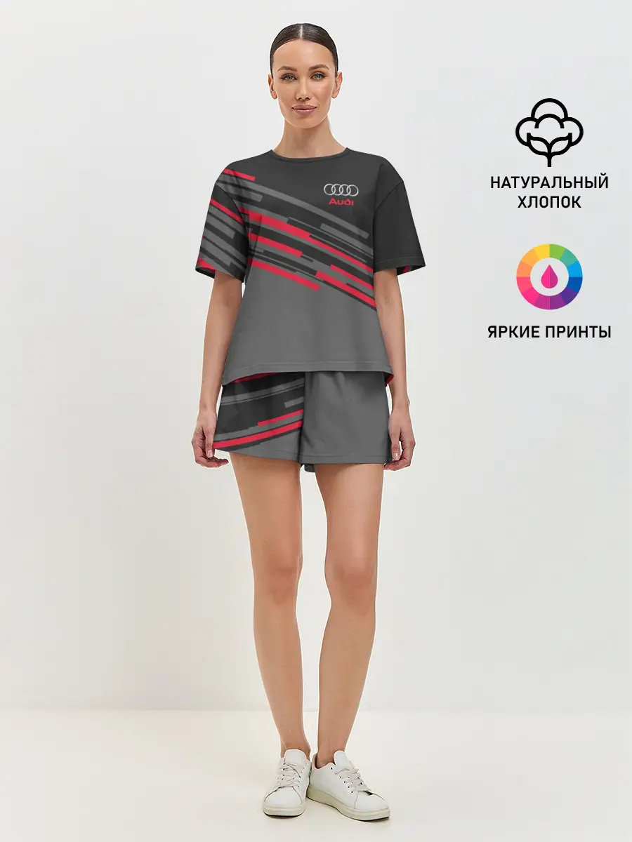Женская пижама с шортами / AUDI SPORT
