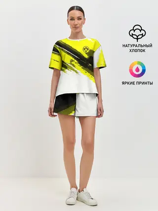 Женская пижама с шортами / FC Borussia Original 2018