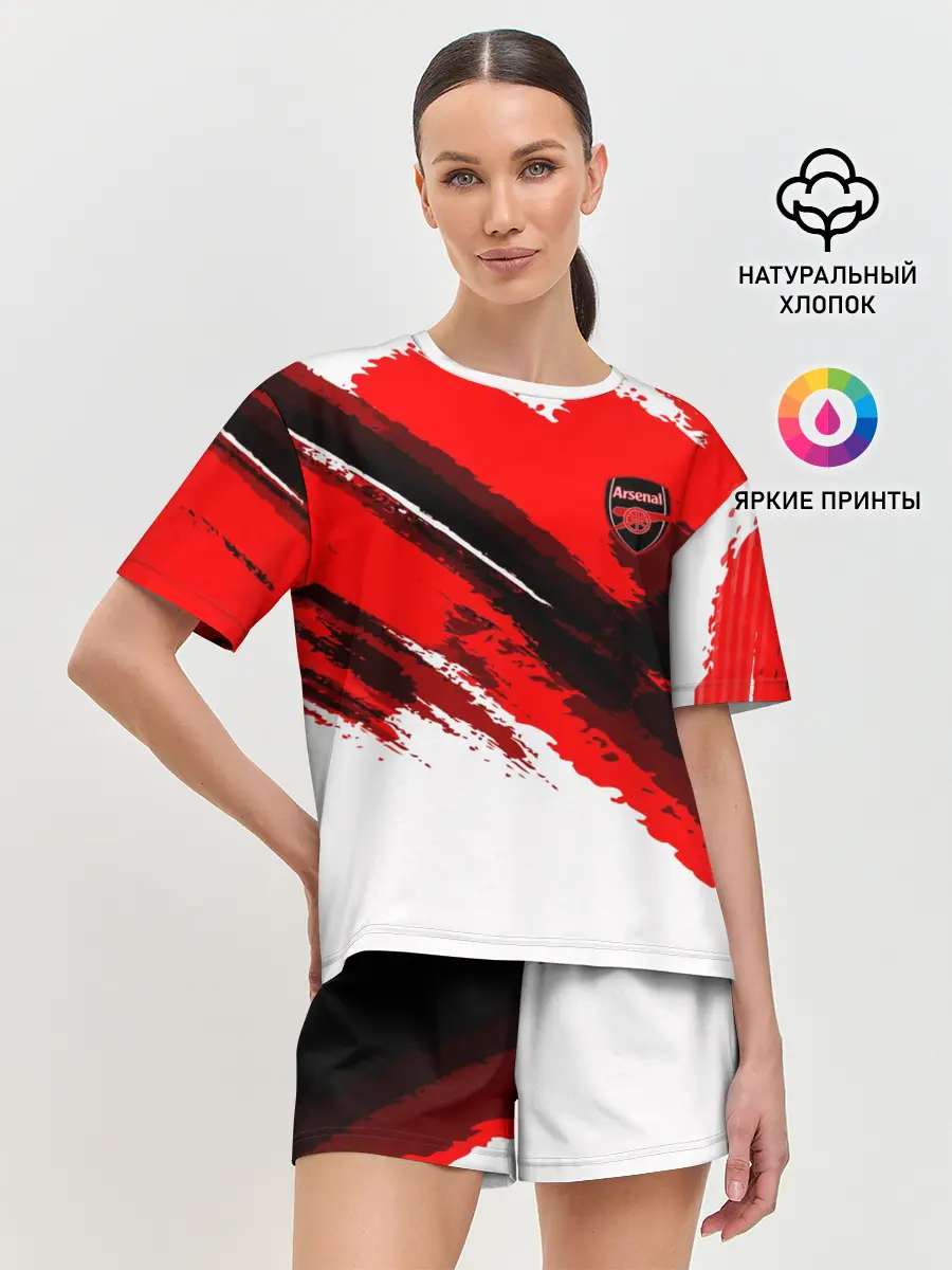 Женская пижама с шортами / FC Arsenal Original 2018