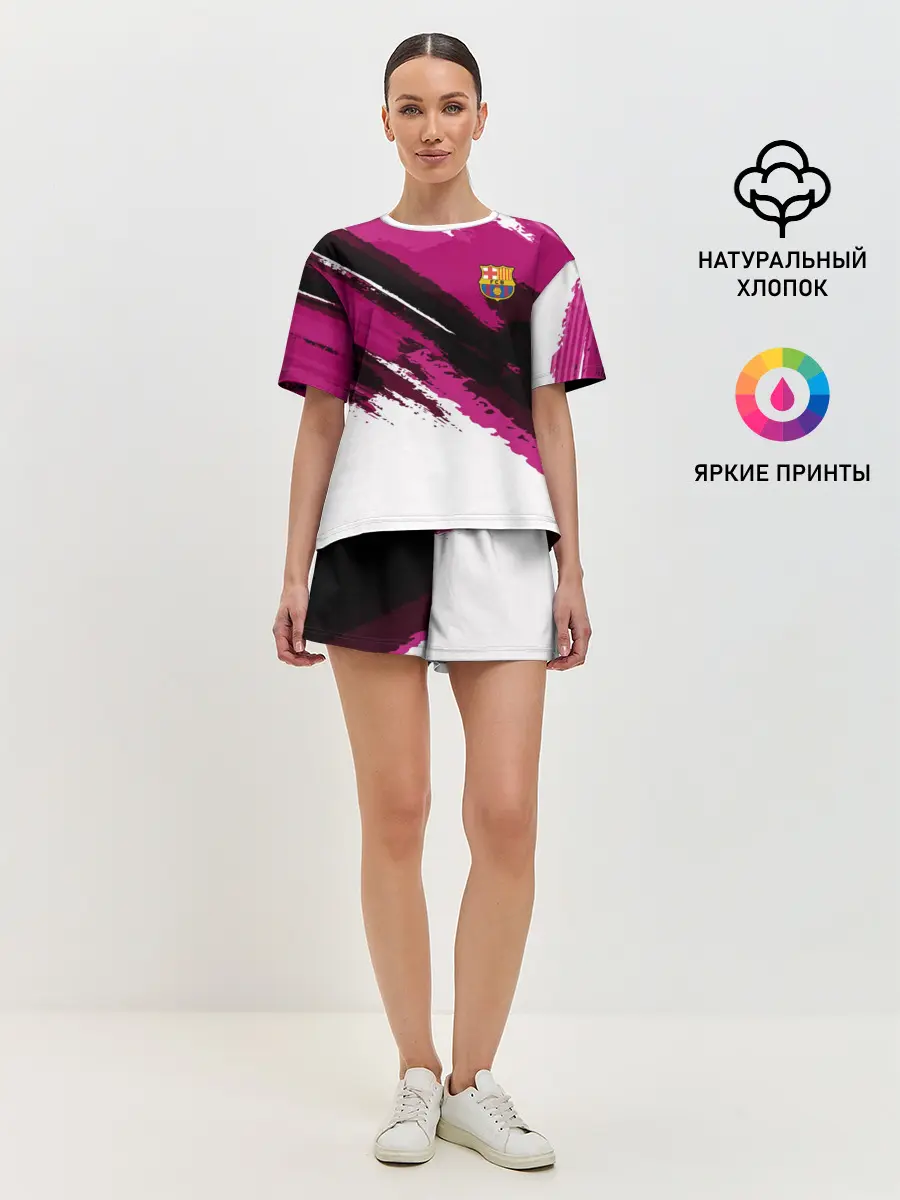 Женская пижама с шортами / FC Barcelona Original 2018