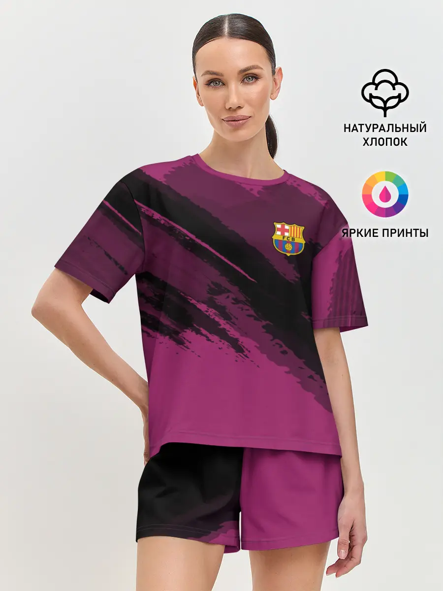 Женская пижама с шортами / Barcelona sport
