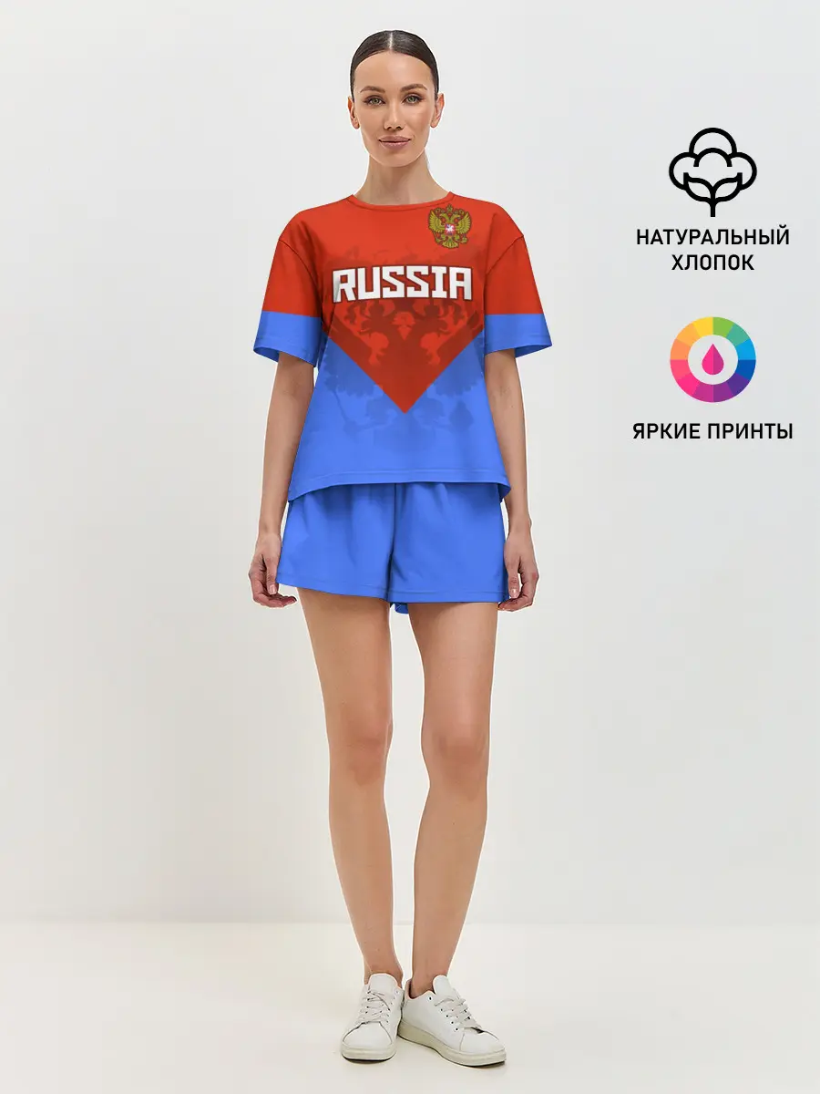 Женская пижама с шортами / Russia