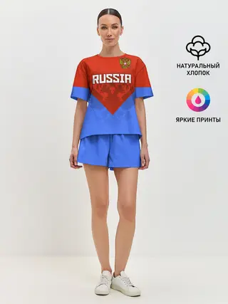 Женская пижама с шортами / Russia