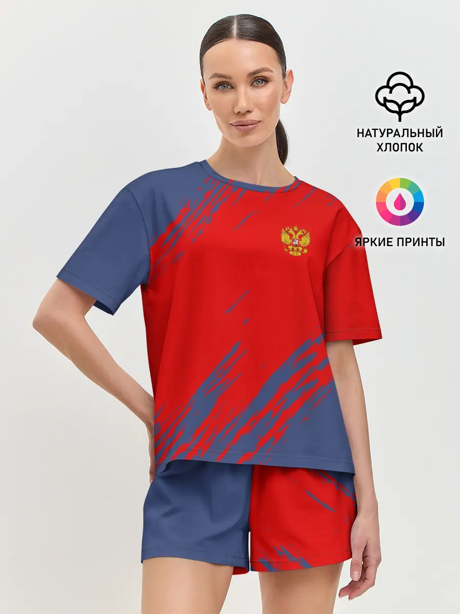 Женская пижама с шортами / RUSSIA SPORT
