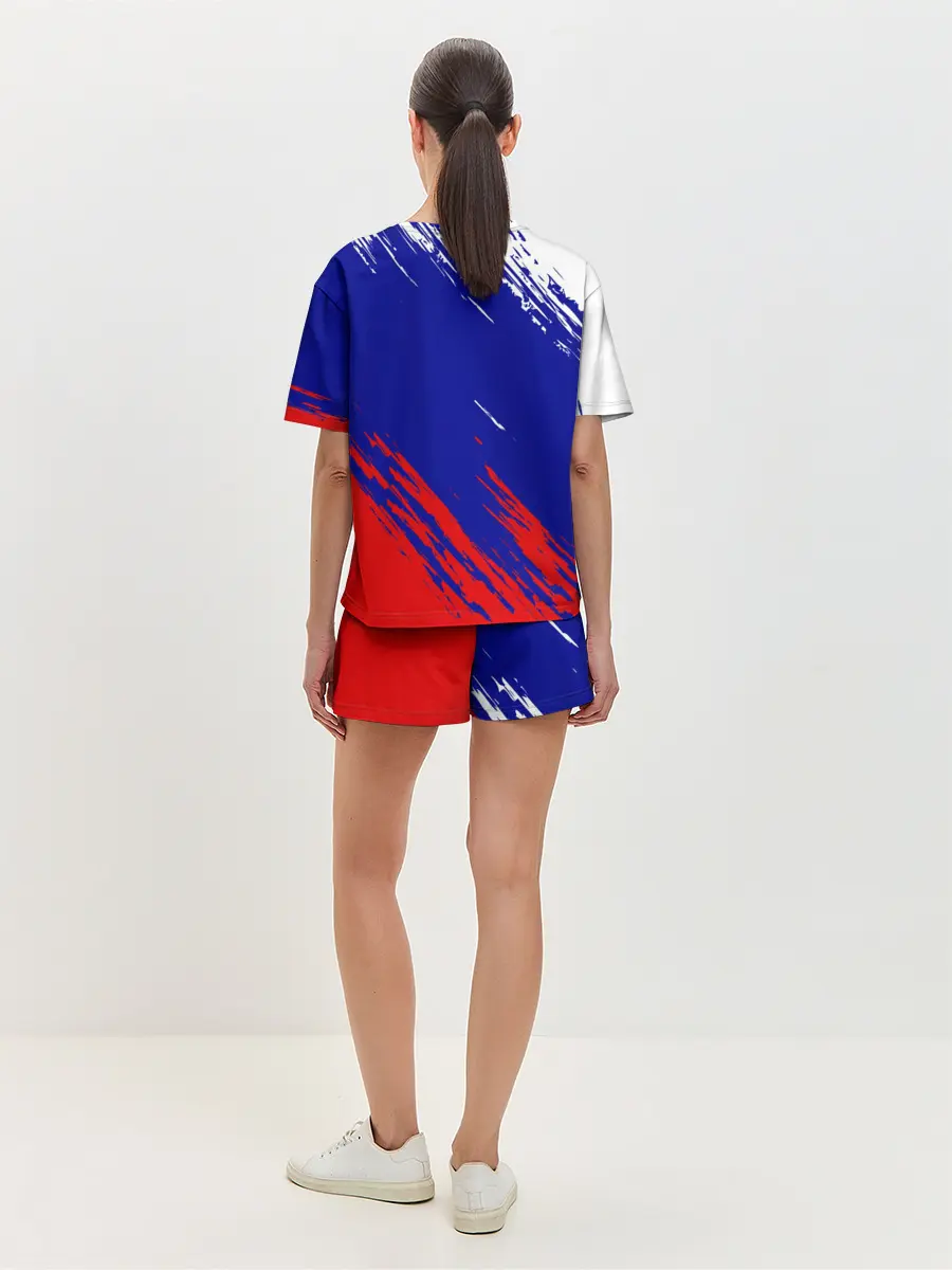 Женская пижама с шортами / RUSSIA SPORT / РОССИЯ СПОРТ