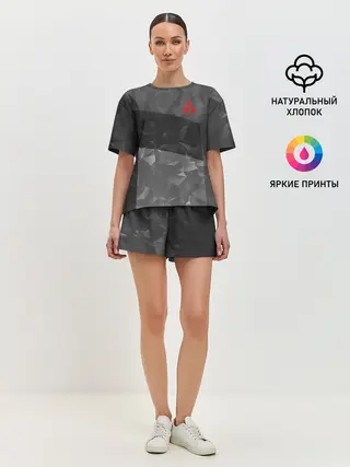 Женская пижама с шортами / MITSUBISHI SPORT